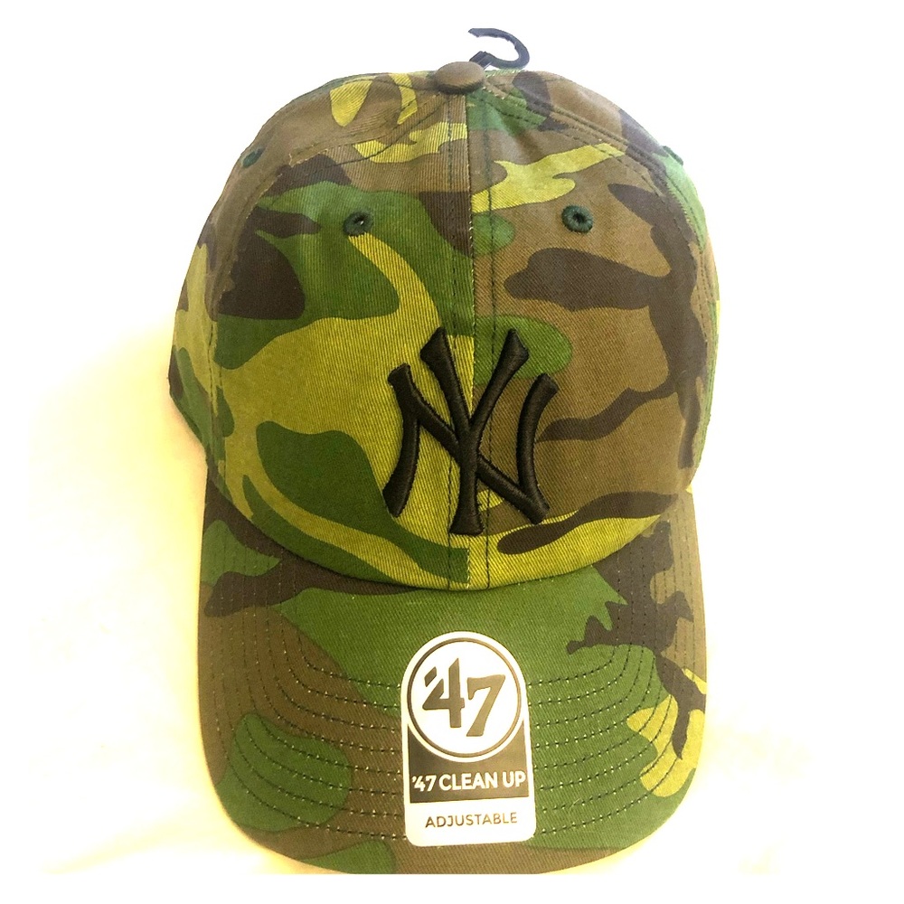 NY Yankees Camo Baseball Cap
